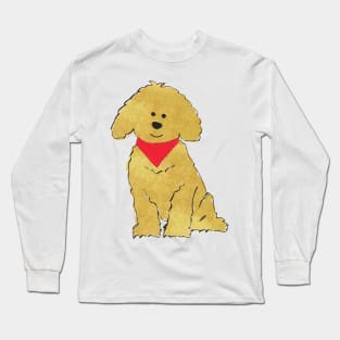 Cute Goldendoodle Puppy - Doodle Dog Long Sleeve T-Shirt